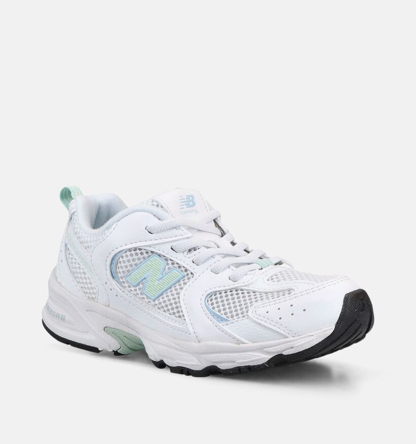 New Balance 530 Baskets basses en Blanc pour filles (366209) - pour semelles orthop&eacute;diques