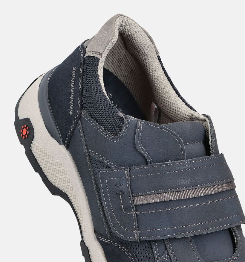 Relife Donkerblauwe Velcroschoenen voor heren (368306) - geschikt voor steunzolen