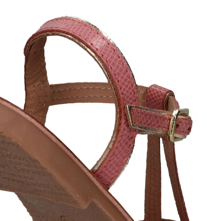 Les Tropeziennes Badazar Sandales en Rose pour filles (322996)