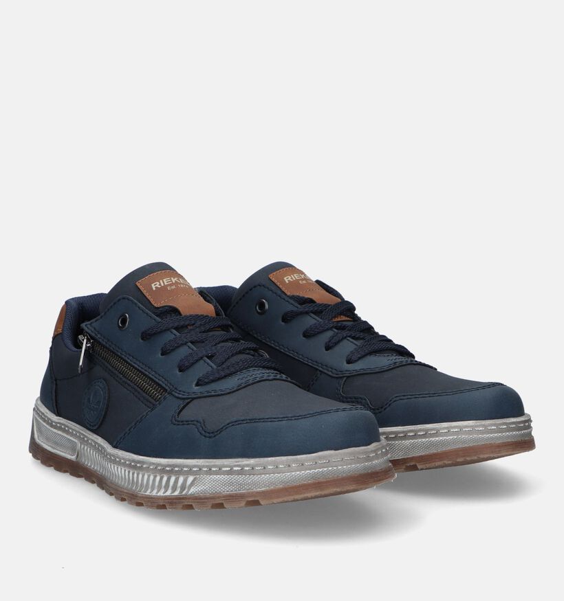 Rieker Blauwe Veterschoenen voor heren (344396)