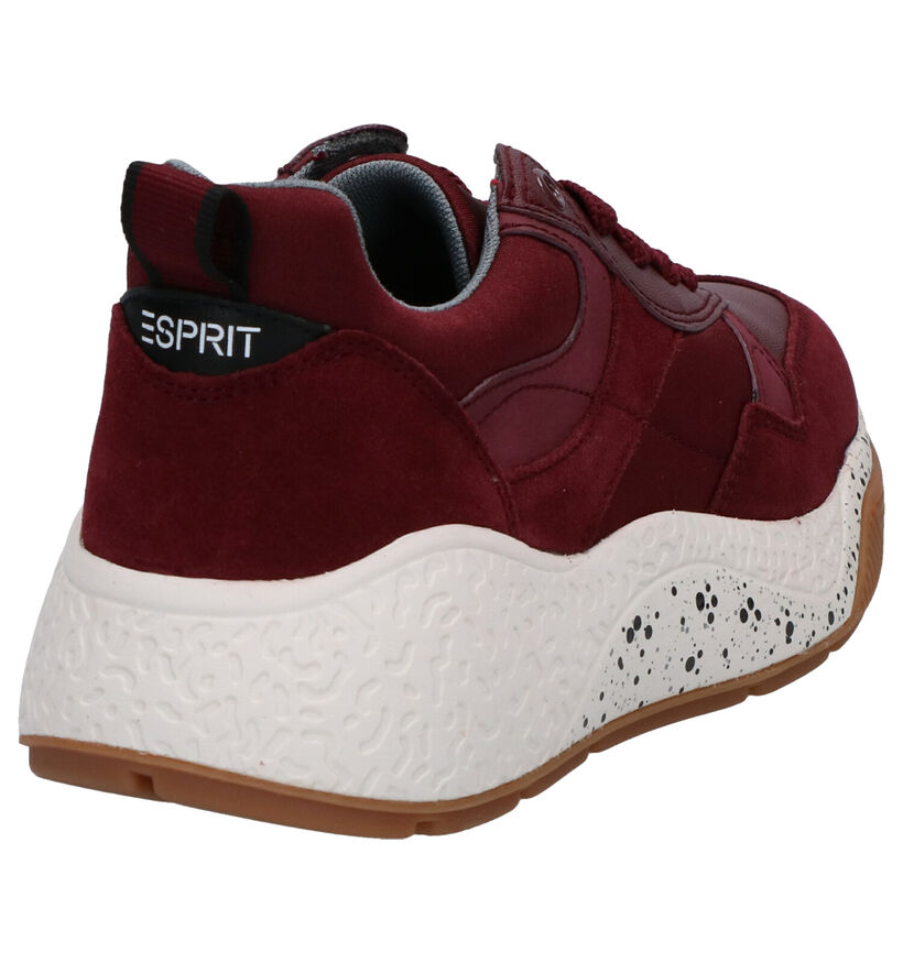 Esprit Sascha Lu Zwarte Sneakers in kunstleer (252934)