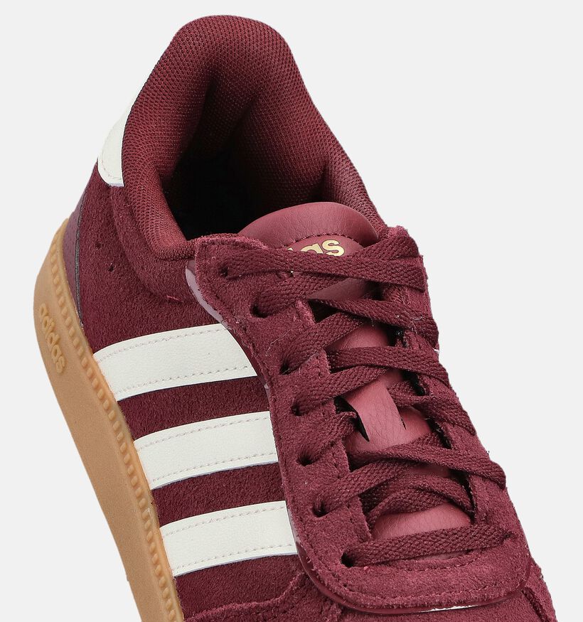 adidas Breaknet Sleek Baskets en Bordeaux pour femmes (365442) - pour semelles orthopédiques