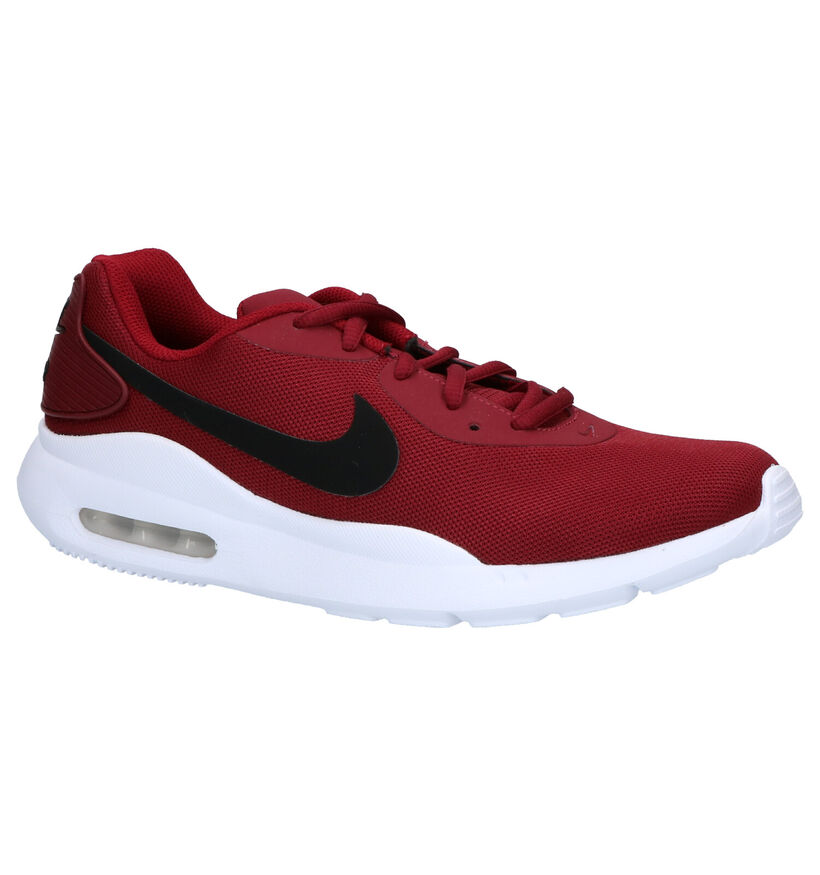 Nike Air Max Oketo Baskets en Bordeaux en textile (254040)