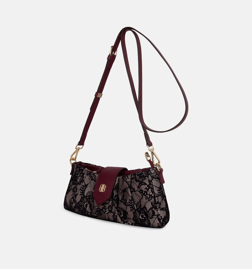 Laurent David Bordeaux Crossbodytas voor dames (381488)