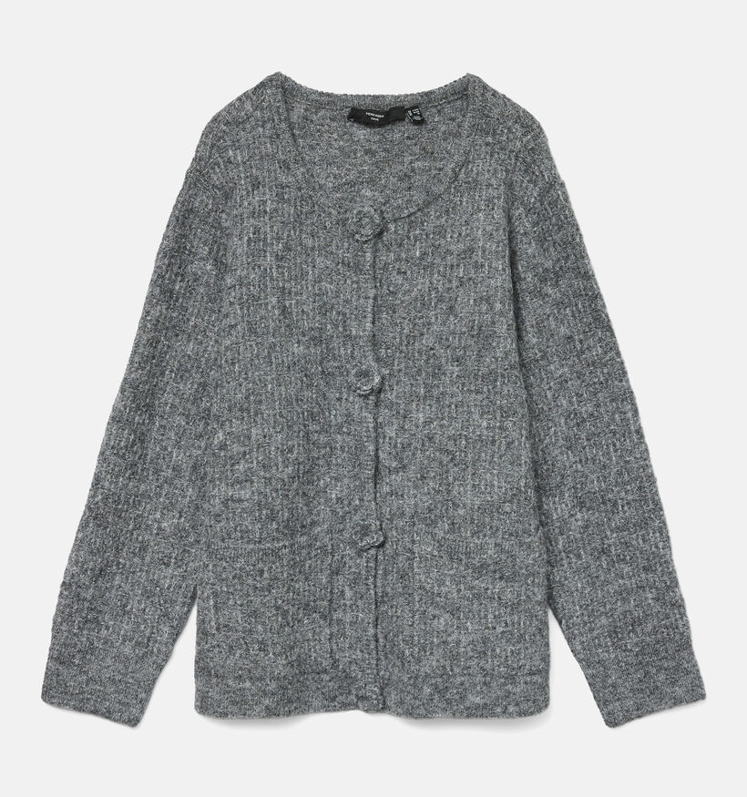 Vero Moda Curve Blossom Grijze Cardigan voor dames (362584)