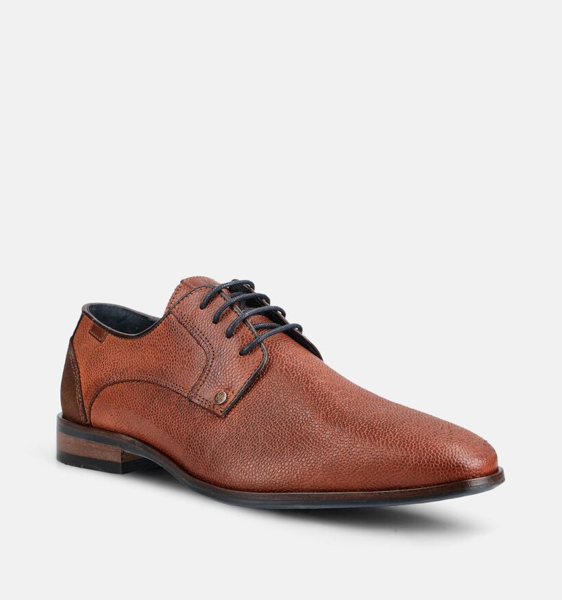 Berkelmans Oulton Chaussures classiques en Cognac pour hommes (379056) - pour semelles orthop&eacute;diques