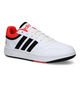 adidas Hoops 3.0 Witte Sneakers in kunstleer (318804)