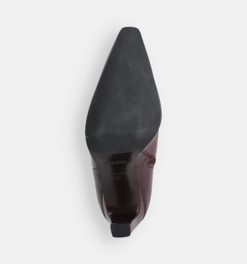 Zinda Bottines en Bordeaux pour femmes (364424)