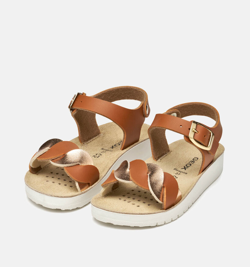Geox J Costarei Sandales en Camel pour filles (368900)