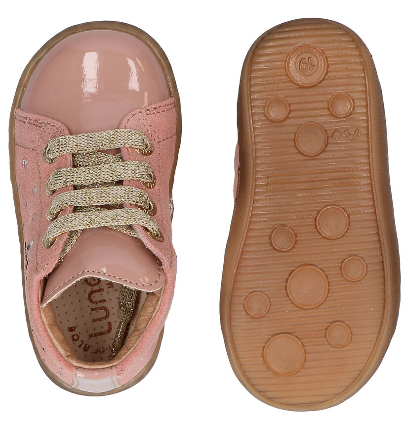 Lunella Chaussures pour Bébé en Rose en cuir (277762)