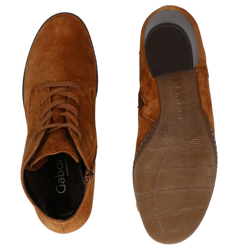 Gabor OptiFit Bordeaux Enkellaarzen in nubuck (282429)