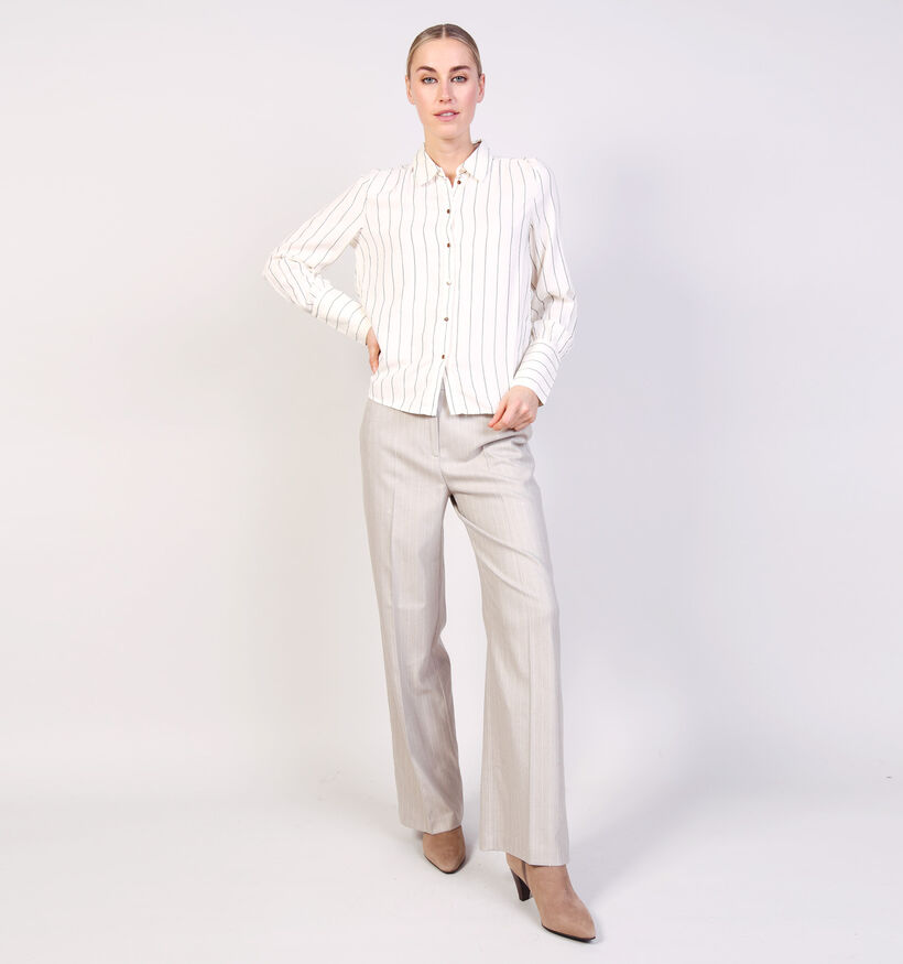 comma Beige Geklede Broek comma Beige Geklede Broek voor dames (364854)