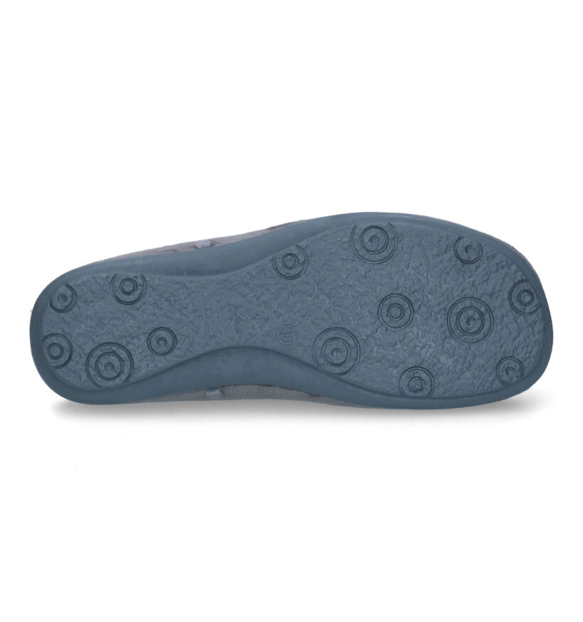 Hush Puppies Calvy Pantoufles en Gris en textile (313726)