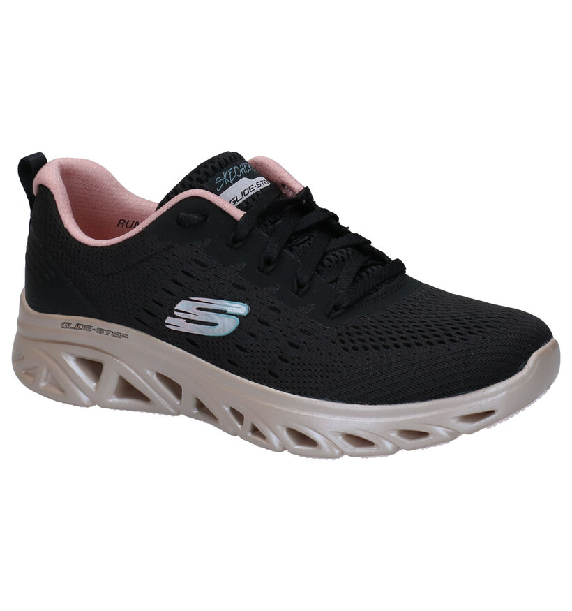 Skechers Glide Step Baskets en Noir pour femmes (293940) - pour semelles orthopédiques