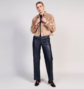 Orfeo Blouses Marron/Vert