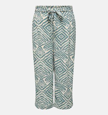 Wijde broek groen L32