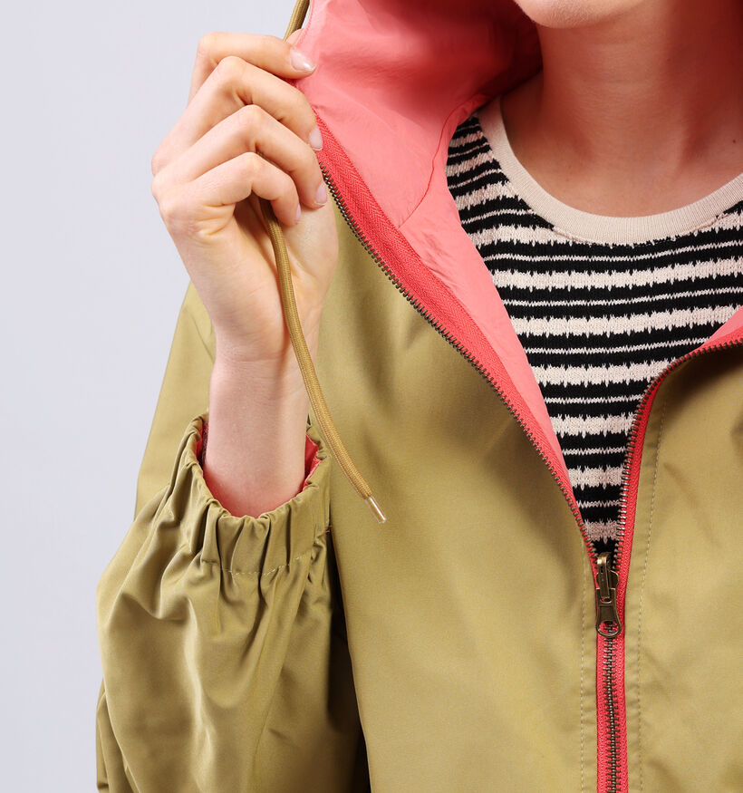Rue Mazarine Sodah Veste courte en Vert khaki pour femmes (357926)