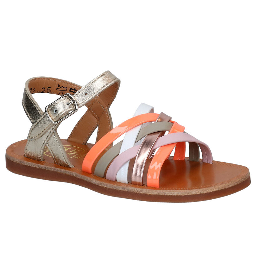 Pom d'Api Plagette Lux Cognac Sandalen voor meisjes (322868)