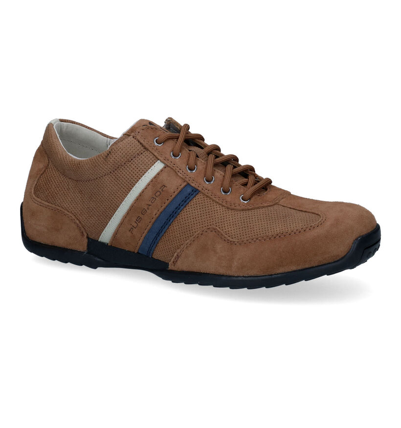 Pius Gabor Chaussures à lacets en Cognac pour hommes (305647) - pour semelles orthopédiques