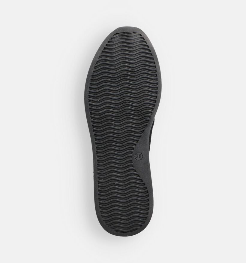 Softwaves Chaussures à enfiler en Noir pour femmes (364906) - pour semelles orthopédiques