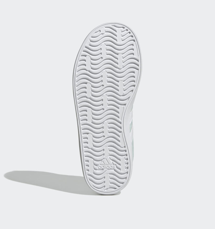 adidas VL Court 3.0 Turquoise Sneakers voor jongens, meisjes (357477) - geschikt voor steunzolen