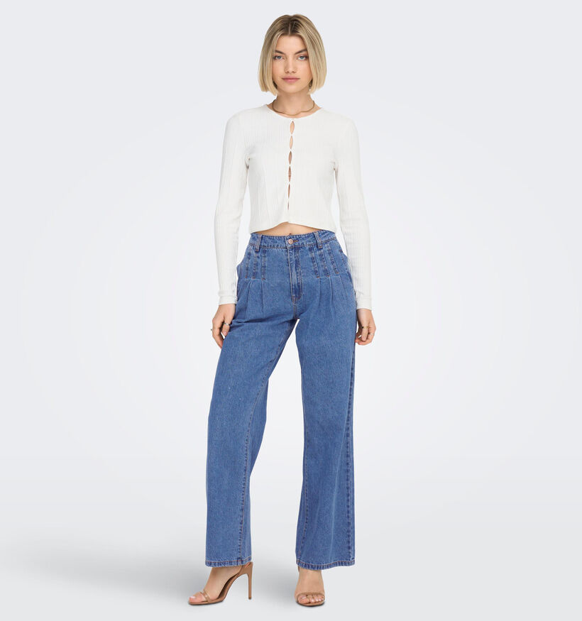 JDY Nora Blauwe Wide leg jeans voor dames (330936)