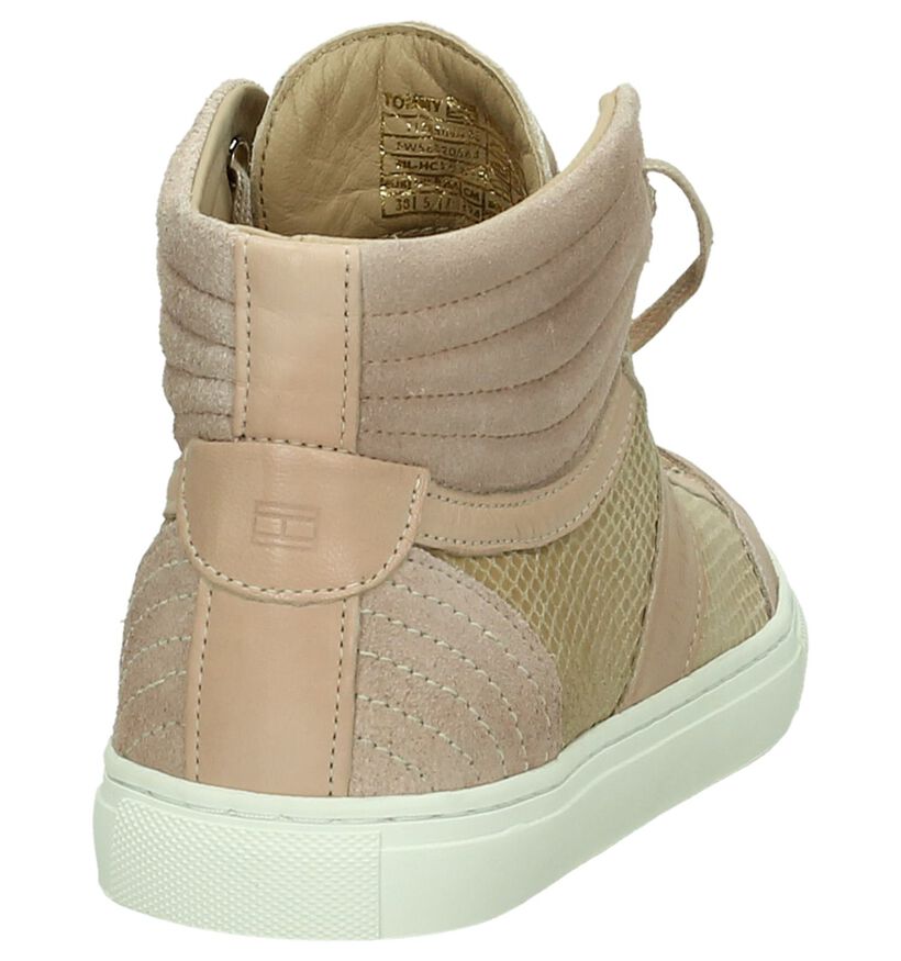 Tommy Hilfiger Roze Hoge Sneaker, , pdp