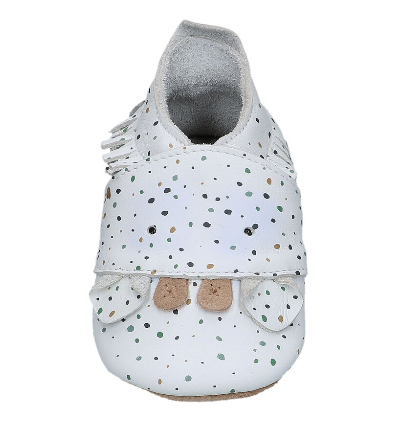 Bobux Freckles Chaussons pour bébé en Blanc pour filles (330616)