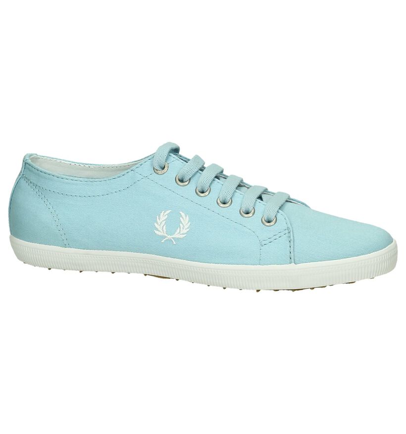 Fred Perry Licht Blauwe Sneakers, , pdp