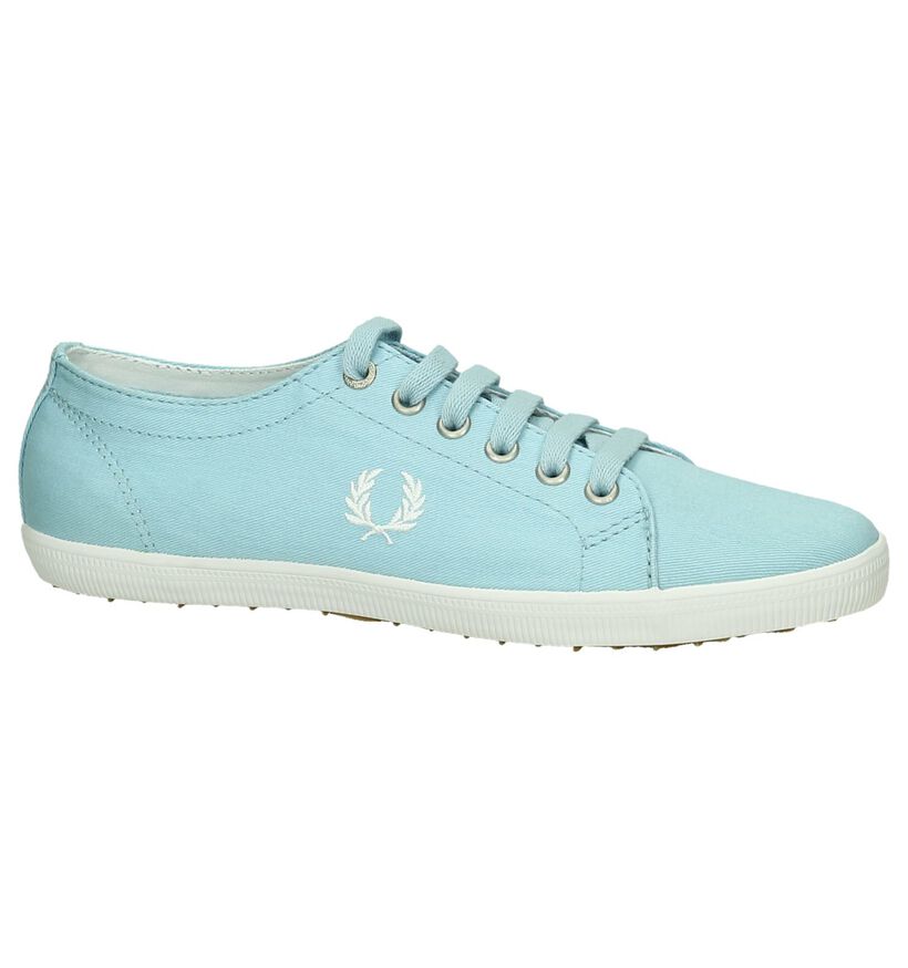 Fred Perry Licht Blauwe Sneakers, , pdp