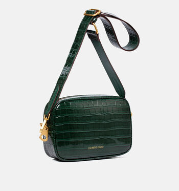 Laurent David Crossbody tassen Zwart/Groen