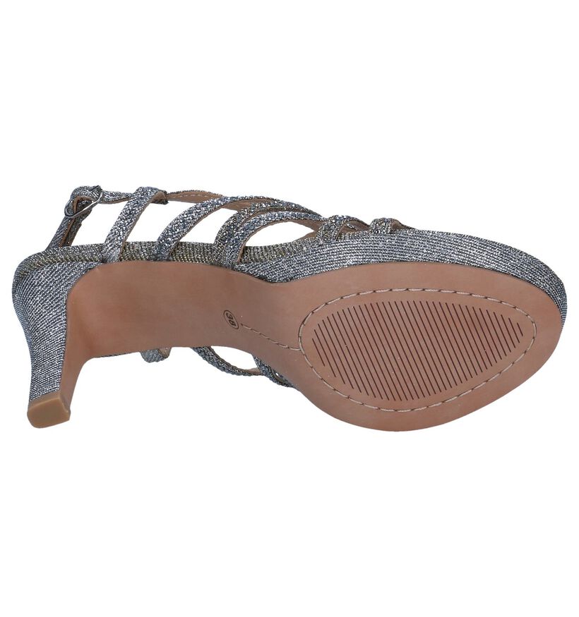 Gouden Sandalen Alma & Pena in stof (248924)