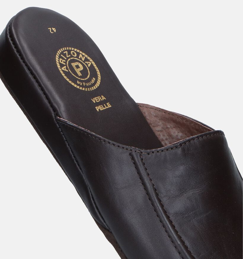 Arizona America Pantoufles en Marron pour hommes (286735)