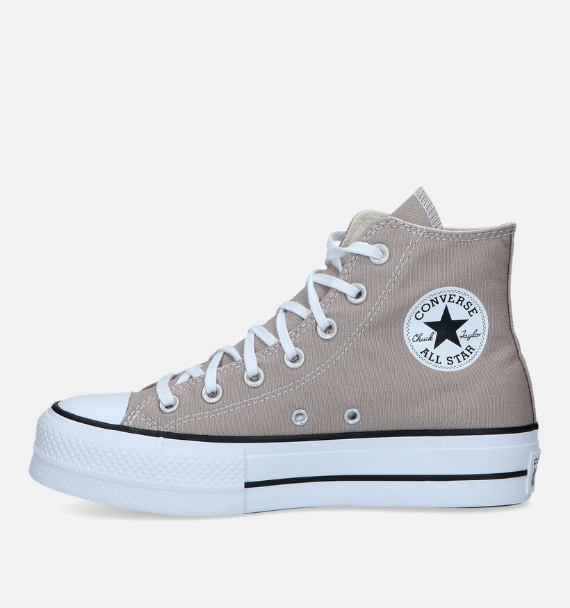 Converse Chuck Taylor All Star Lift Platform Baskets en Gris pour femmes (327851)