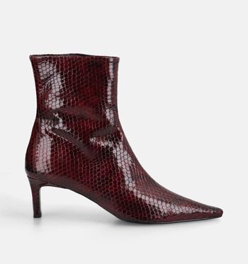 Zinda Bottines Bordeaux