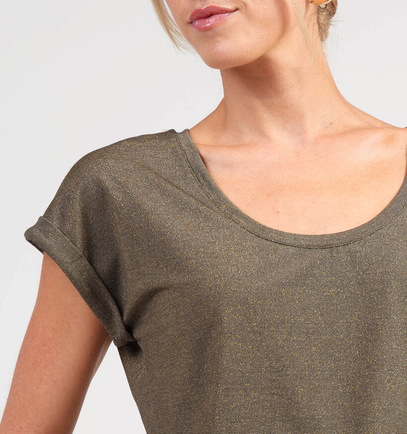 Vila Luxi U-Neck T-shirt Groen voor dames (361358)
