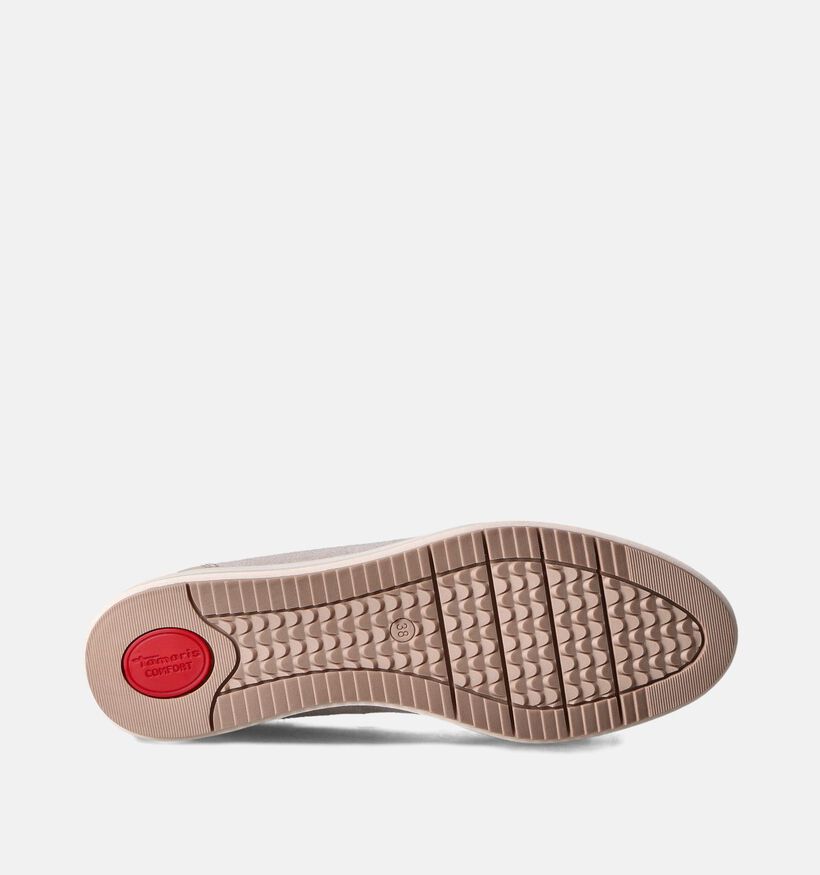Tamaris Comfort Beige Ballerina's voor dames (351660) - geschikt voor steunzolen