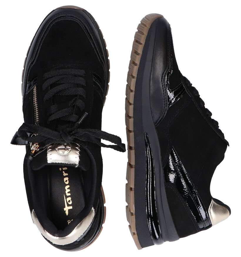 Tamaris Baskets casual en Noir en daim (293913)