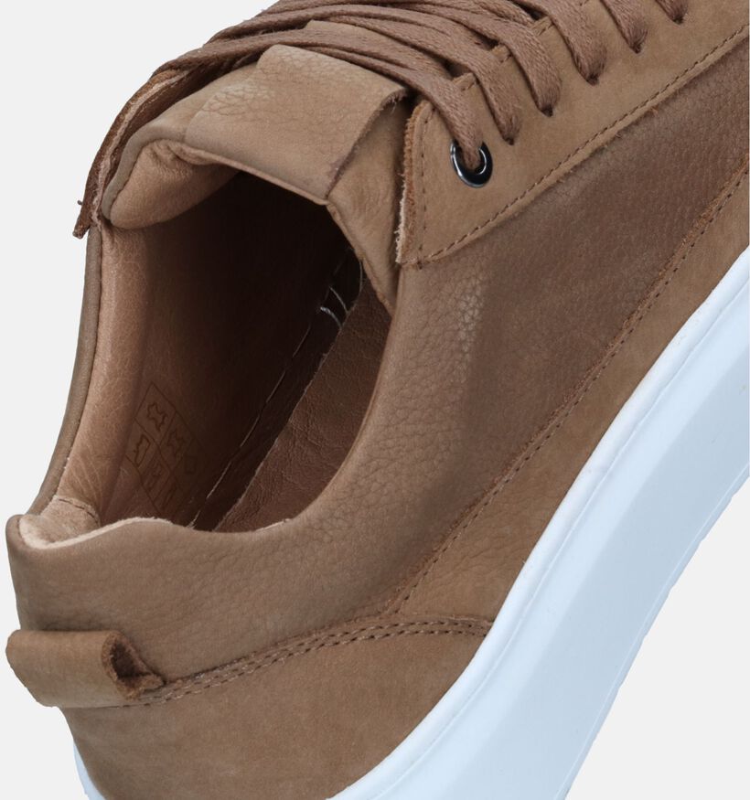Via Borgo Enzo Taupe Veterschoenen voor heren (339280) - geschikt voor steunzolen