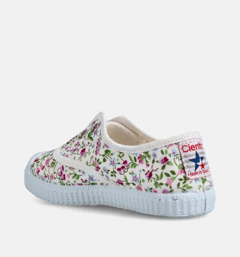 Cienta Baskets pour b&eacute;b&eacute; en Blanc pour filles (372152) - pour semelles orthop&eacute;diques