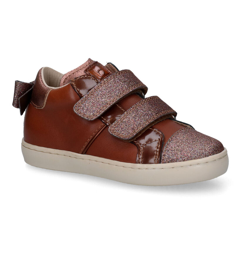 Beberlis Chaussures hautes en Cognac pour filles (315697)