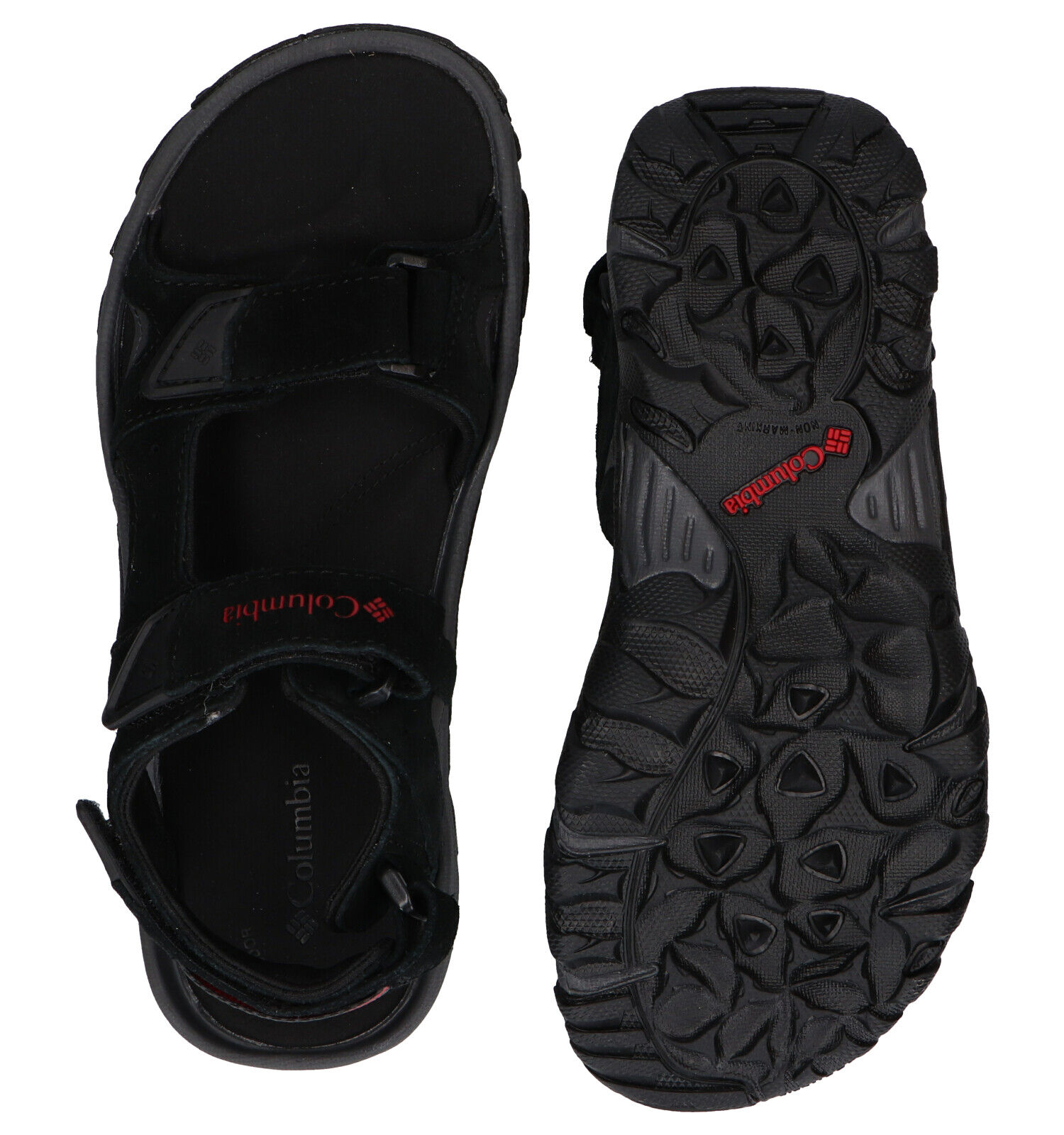 Columbia Santiam 3 Strap Zwarte Sandalen Heren Sandalen Online op TORFS.BE