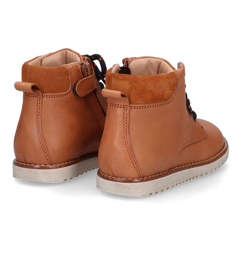 FR by Romagnoli Cognac Boots voor jongens (314433) - geschikt voor steunzolen