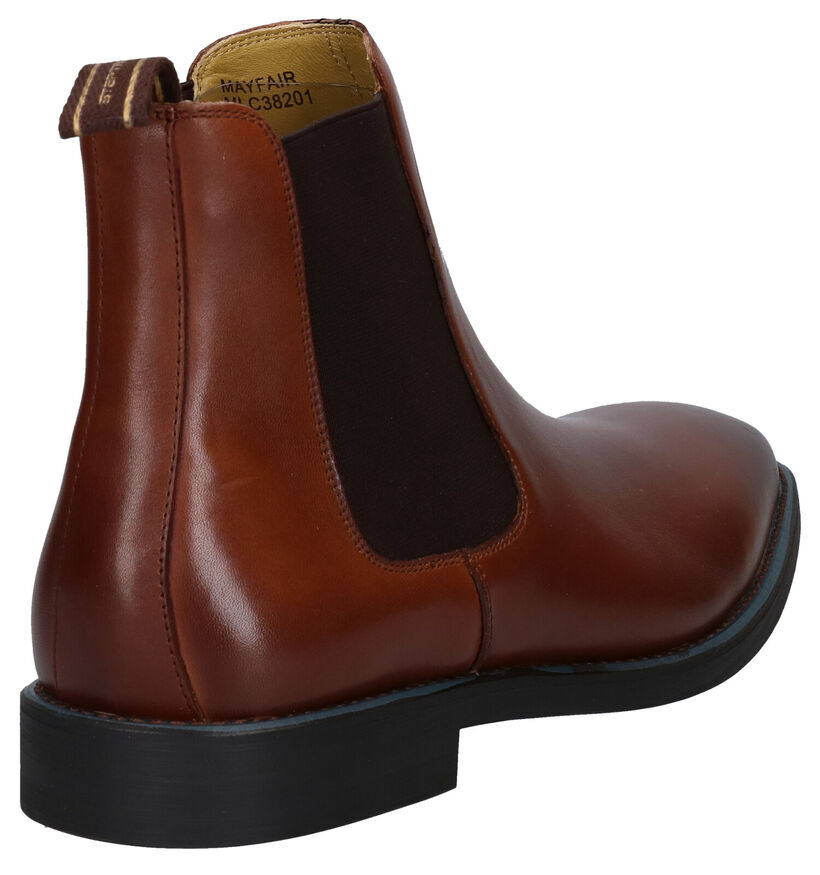 Steptronic Mayfair Chelsea Boots en Cognac en cuir (281379)