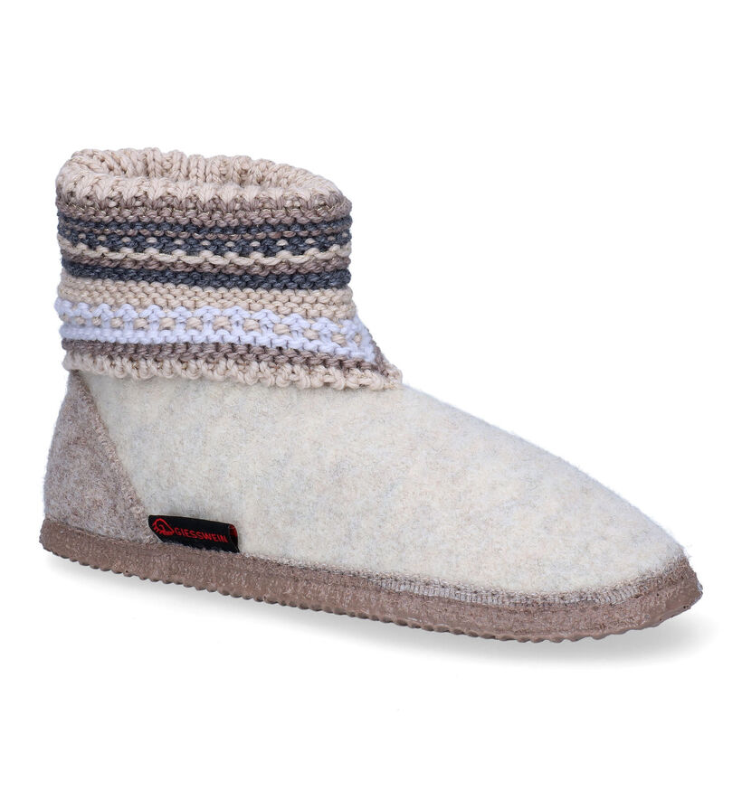 Giesswein Kiel Blauwe Hoge pantoffels voor dames (349152)