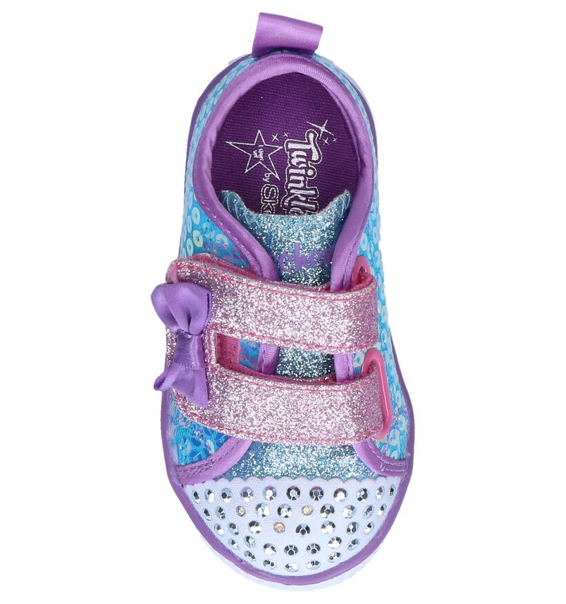 Skechers Baskets basses en Or en textile (273924)