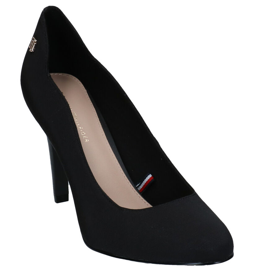 Tommy Hilfiger Essential Zwarte Pumps in stof (285264)
