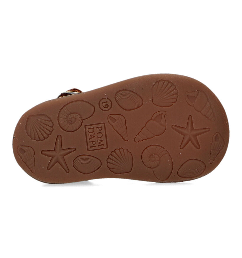 Pom d'Api Poppy Daddy Sandales en Cognac pour garçons (322949)