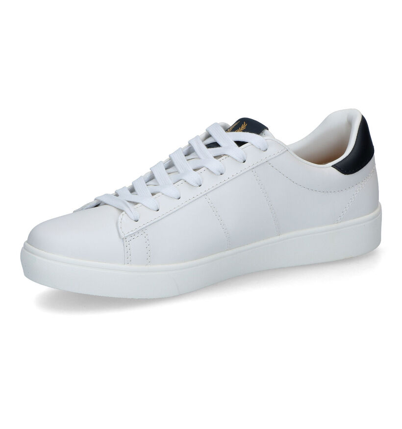 Fred Perry Spencer Witte Veterschoenen in leer (321975)