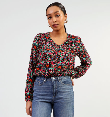 Blouse rouge